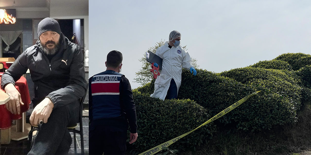 Rize'de çay bahçesinde baş kısmı kopmuş erkek cesedi bulan baba oğul olay anını anlattı