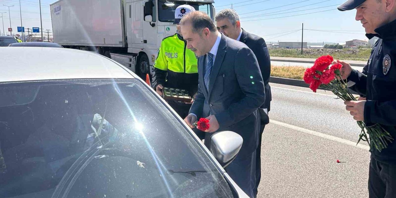 Bandırma Kaymakamı Aksakal Trafik Denetiminde