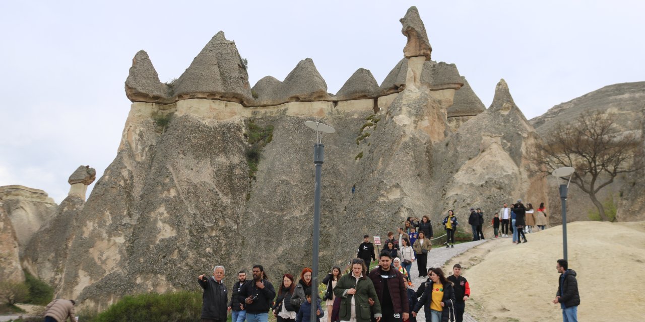 Kapadokya’da Bayram Tatili Yoğunluğu