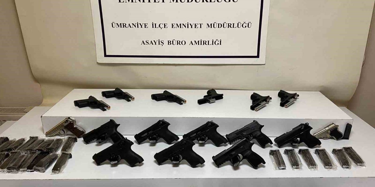 İstanbul’da Yasa Dışı Silah Ticareti Operasyonu: 10 Silah Ele Geçirildi