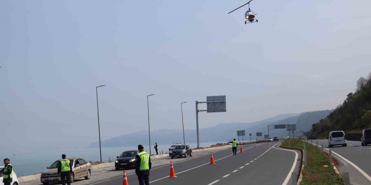 Jandarma’dan Helikopter Dronlu Denetim