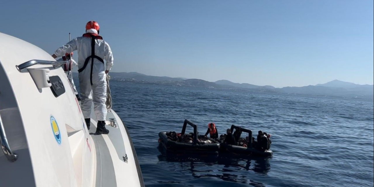 Aydın’da 1 Günde 68 Düzensiz Göçmen Kurtarıldı