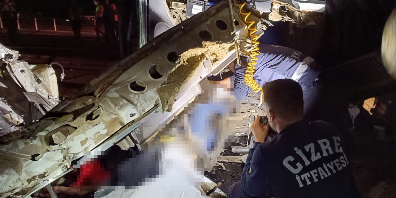 Şırnak’ta Devrilen Tır’ın Sürücüsü Öldü