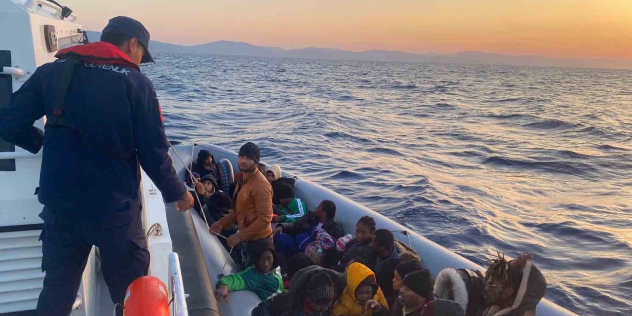 Bodrum’da 29 Düzensiz Göçmen Kurtarıldı
