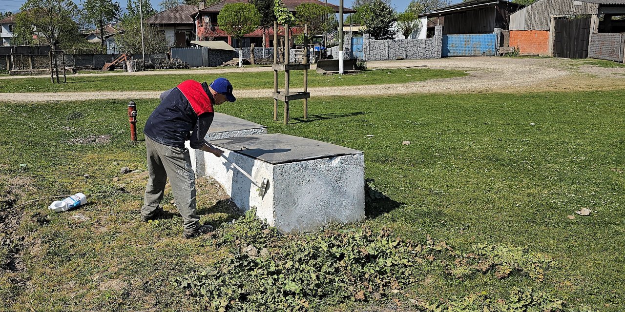 Yeni Seçilen Muhtar Öncü Oldu, Köyü İmece Usulü Temizlediler
