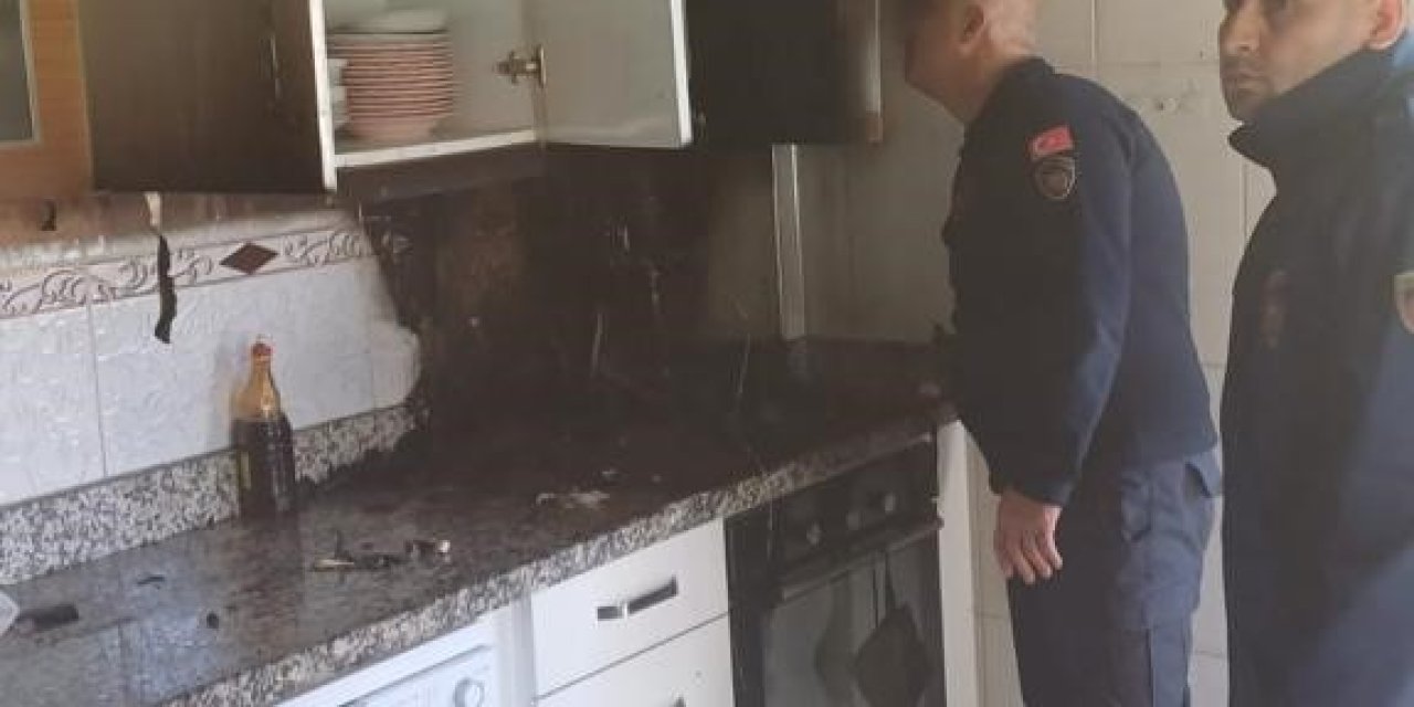Hassa’da Bir Evde Yangın Çıktı