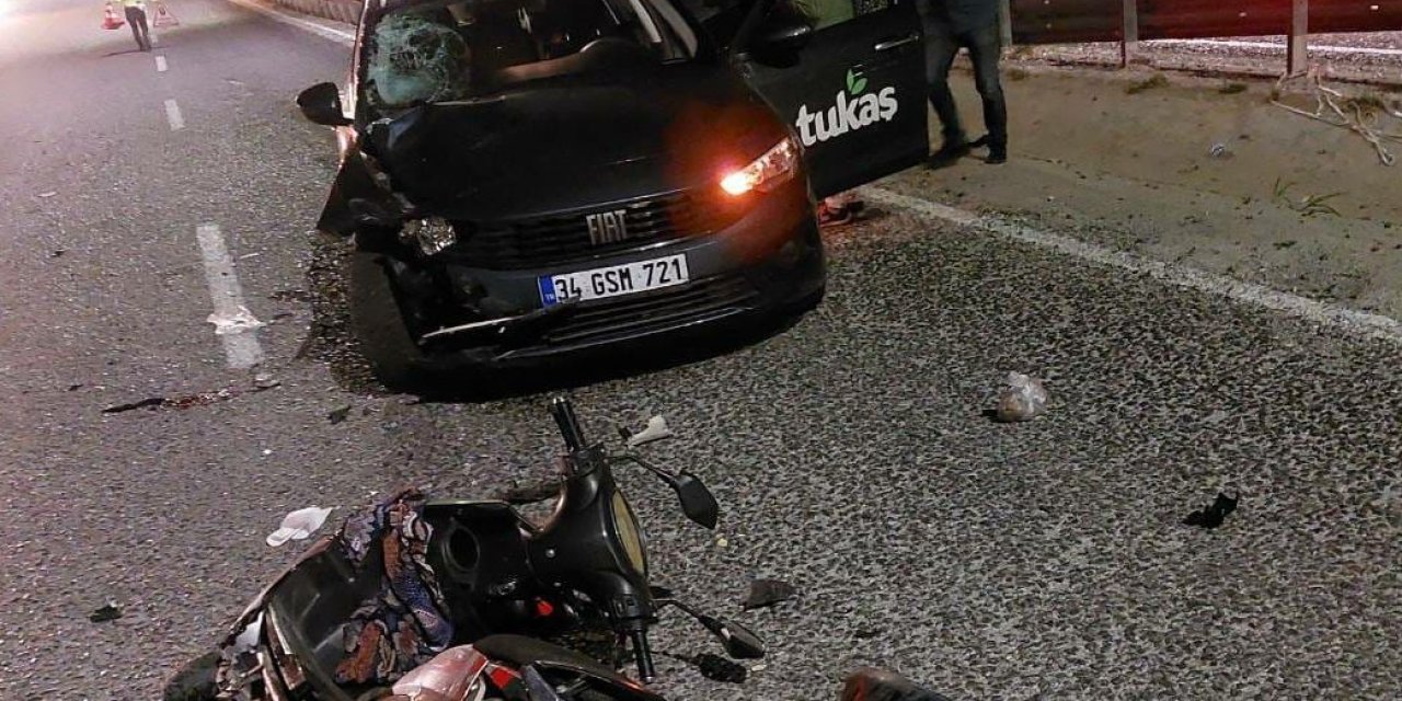 Manisa’da Otomobilin Çarptığı Elektrikli Bisikletteki Yolcu Öldü