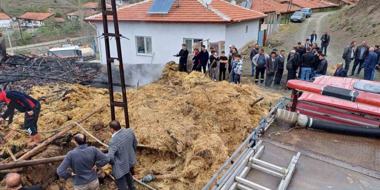 Sungurlu’da Korkutan Yangın