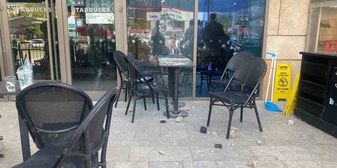 Kahramanmaraş’ta Starbucks’a Taşlı Silahlı Saldırı: 1 Yaralı