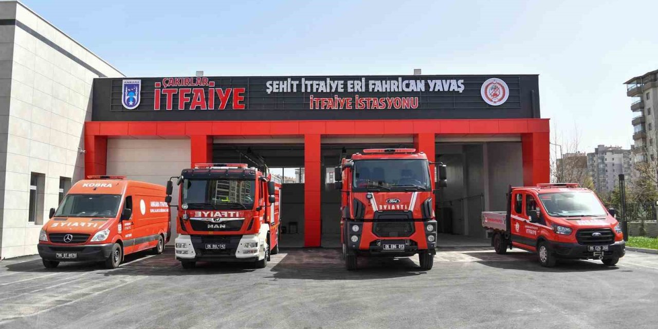 Hayatını Kaybeden İtfaiye Erlerinin İsimlerinin Verildiği İstasyonlar Ankara’da Hizmet Vermeye Başladı