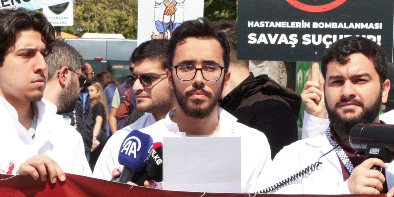 İstanbul-hekimlerden Gazze'ye Destek İçin 'Sessiz Yürüyüş'