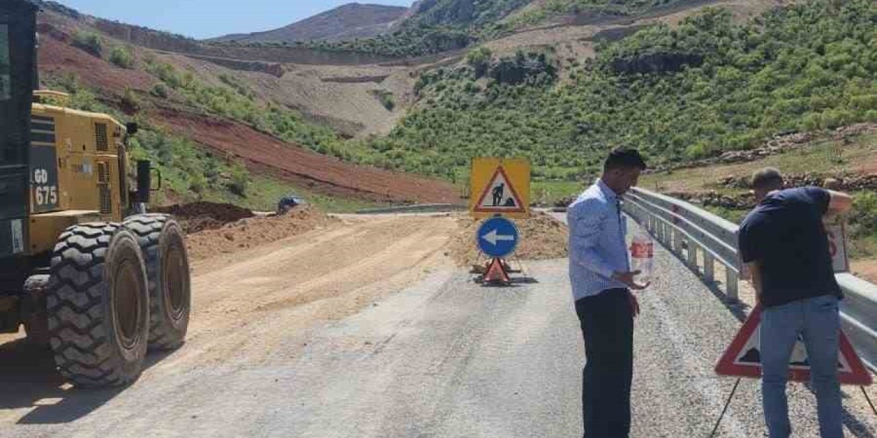 Siirt’te Çöken Yol Trafiğe Açıldı