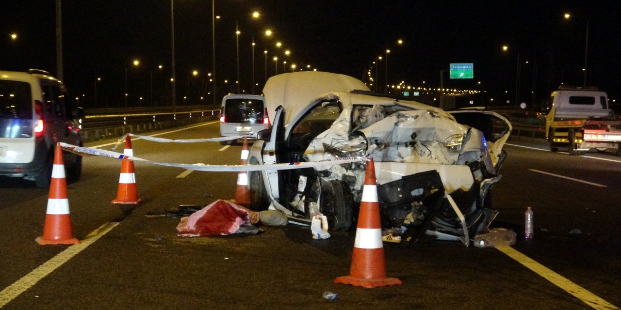 Kuzey Marmara Otoyolu'nda Kaza: 2 Ölü, 4 Yaralı  (2)