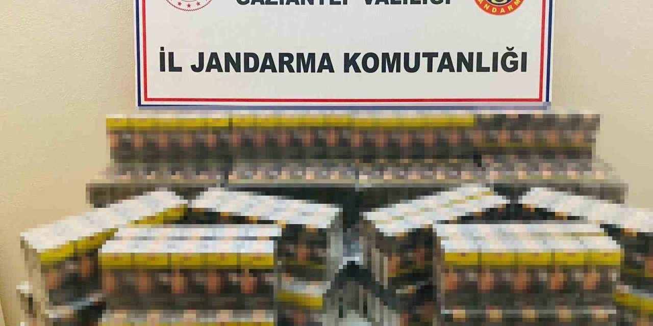 Gaziantep’te 1,5 Milyon Tl Değerinde Kaçak Sigara Ve Çay Ele Geçirildi