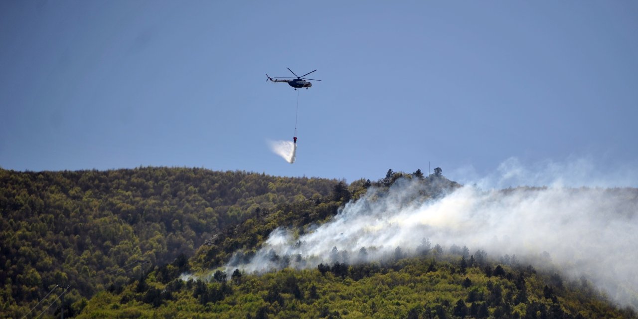 Uludağ'ın Eteklerinde Orman Yangını (2)