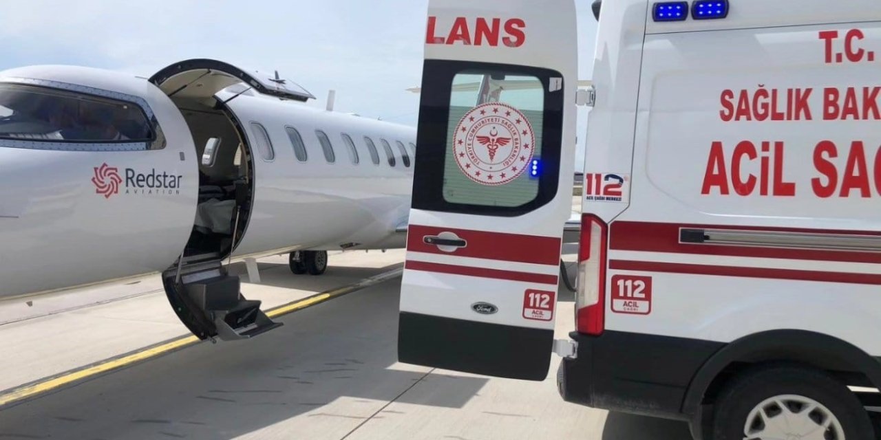 Van’da Kalp Hastası Bebek İçin Ambulans Uçak Havalandı