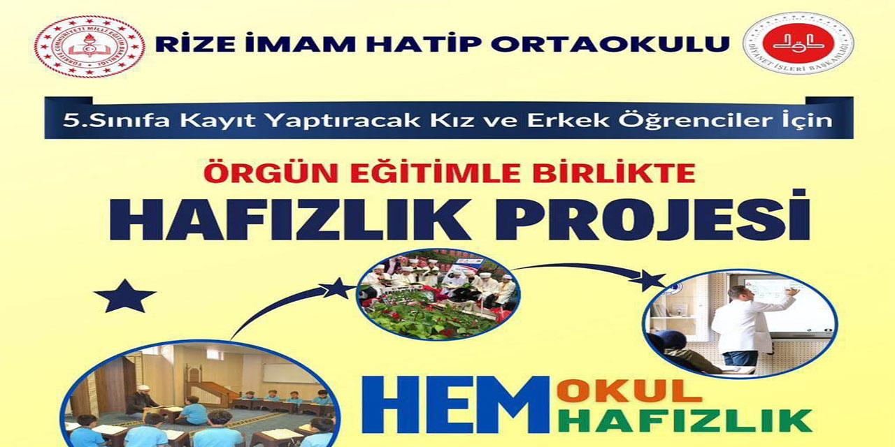 Örgün Eğitimle Birlikte Hafızlık Projesi Sınavı Başvuruları Devam Ediyor