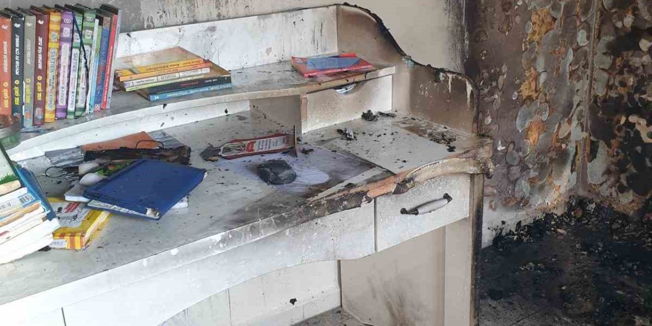 Arsuz’da Çıkan Ev Yangını Söndürüldü