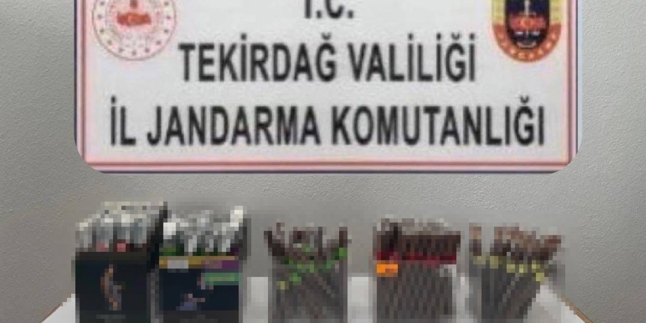 Ergene’de Bandrolsüz Puro Ele Geçirildi