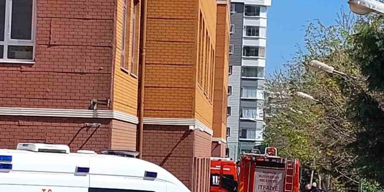 Okulda Yangın Paniği