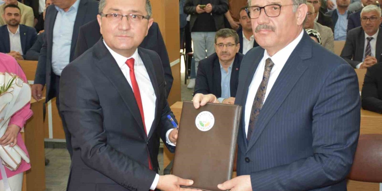 Karapınar Belediye Başkanı Önal Mazbatasını Aldı, Görevine Başladı