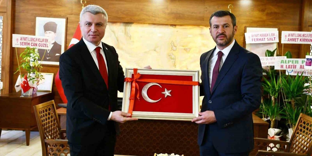 Kaymakam Yazıcı, Başkan Çetinkaya’ya Başarılar Diledi
