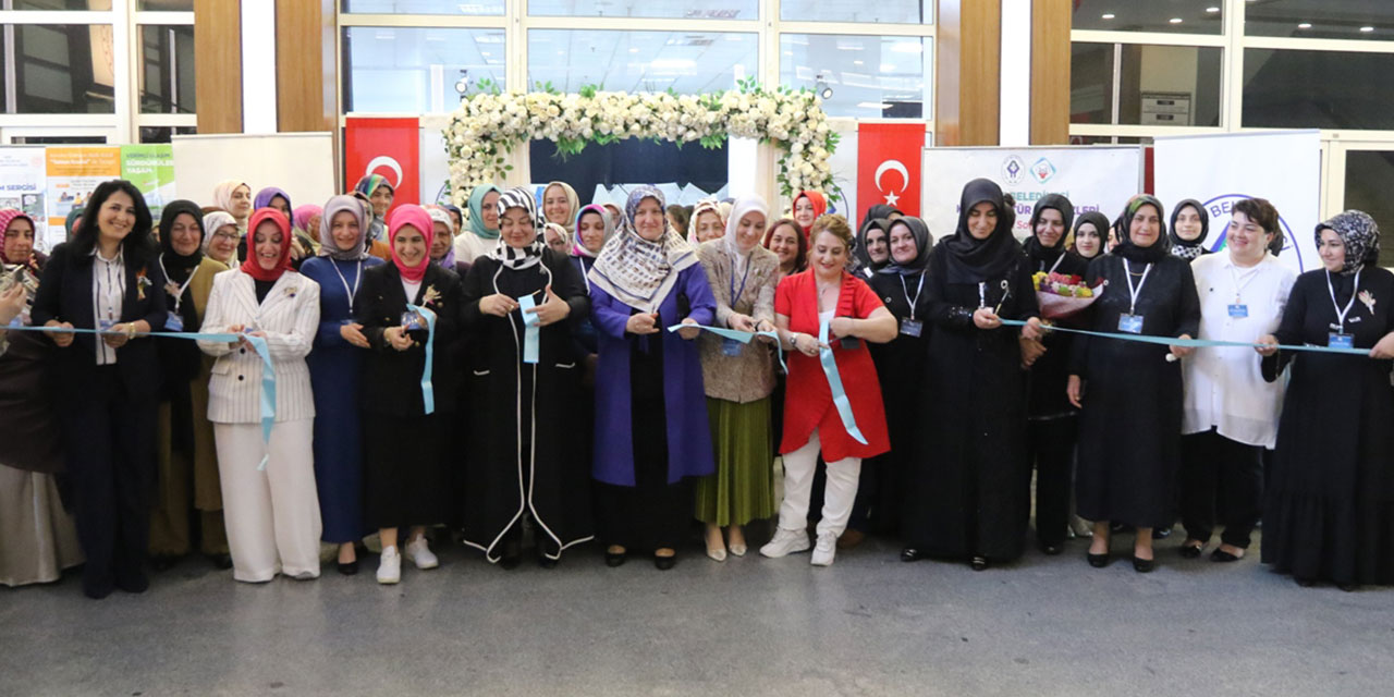 Rize Belediyesi Kadın Kültür ve El Sanatları Birimleri Dönem Sonu Sergisi Açıldı