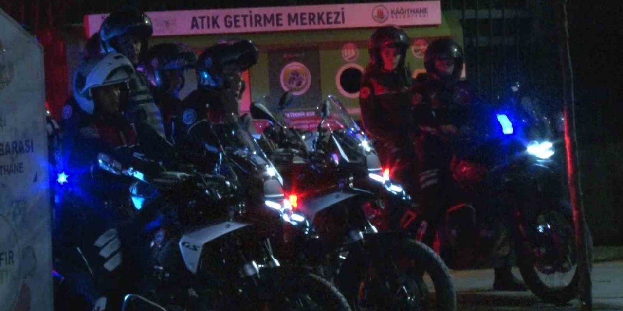 Kağıthane’de Geniş Çaplı Asayiş Denetimi Gerçekleştirildi