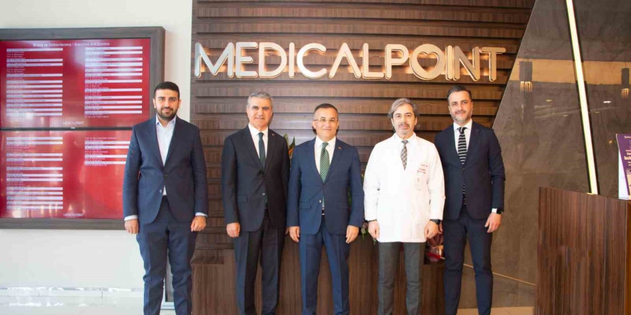 Vali Çeber’den Medıcal Poınt’e Ziyaret