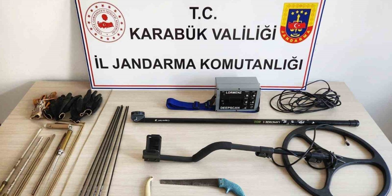 Safranbolu’da Kaçak Kazı Yapanlara Suçüstü