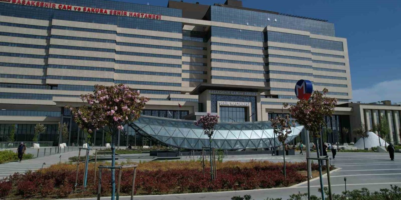 Başakşehir Şehir Hastanesi’nin Sakuraları Çiçek Açtı