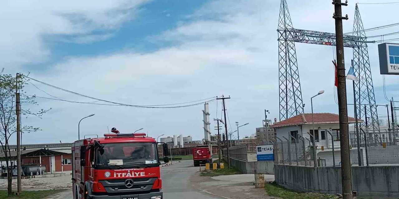 Samsun’da Fabrikada Yangın Paniği