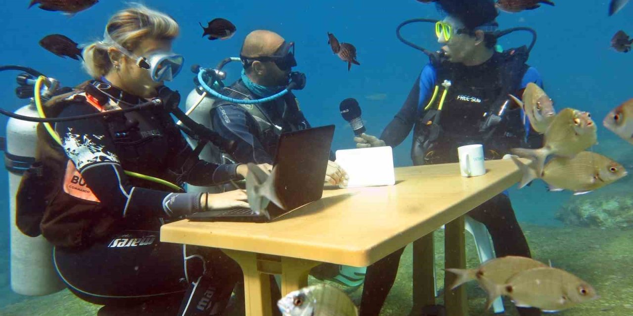 Fethiye’de Deniz Dibinde Turizm Toplantısı Yapıldı