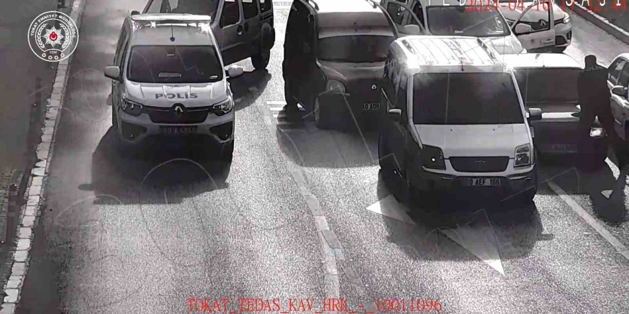 Tokat’ta Film Gibi Kovalamaca Kamerada