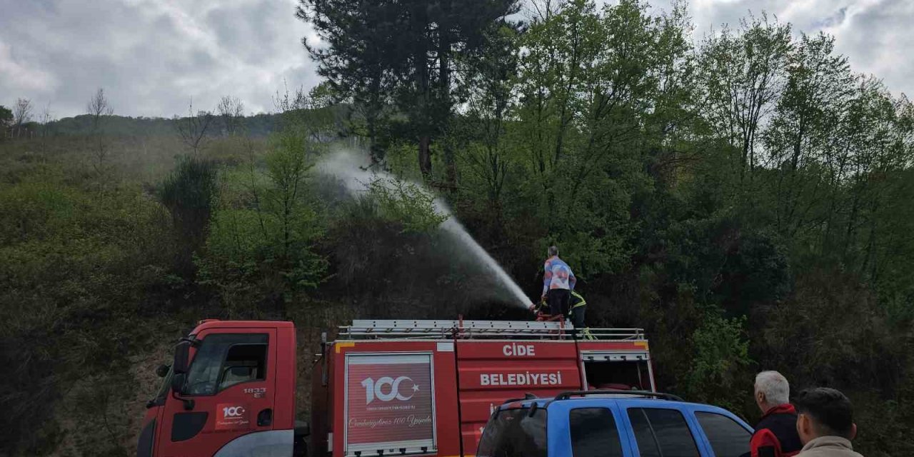 Kastamonu’da Korkutan Orman Yangını: Büyümeden Söndürüldü