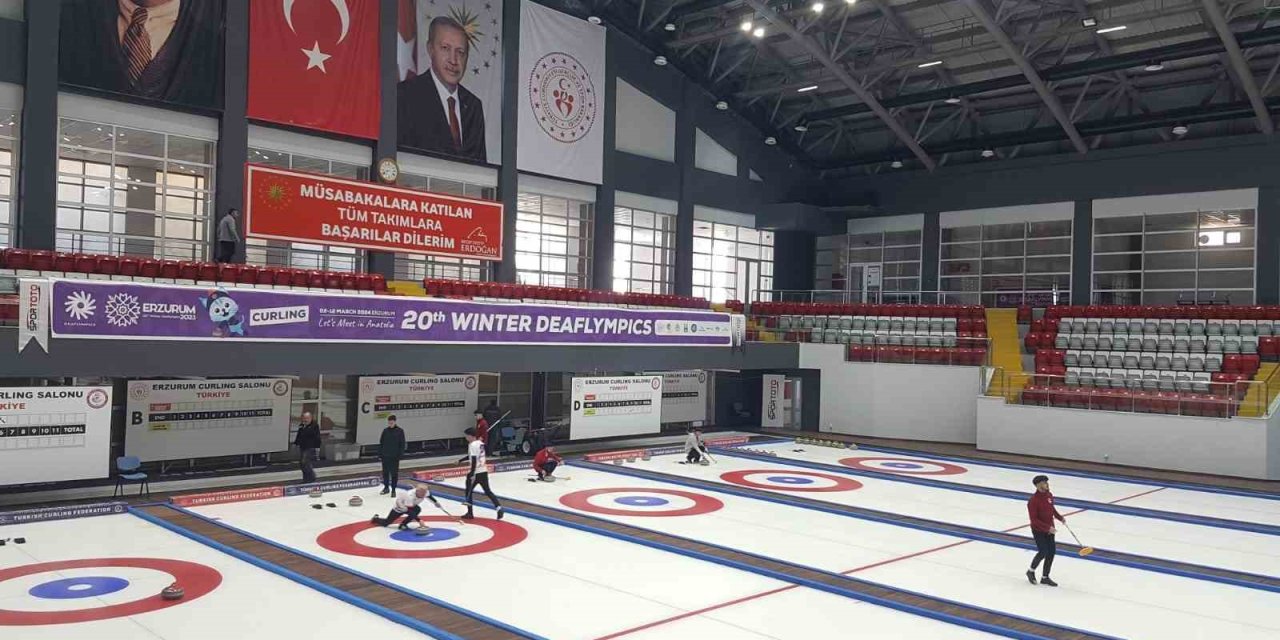 Erzurum’da Curling Heyecanı