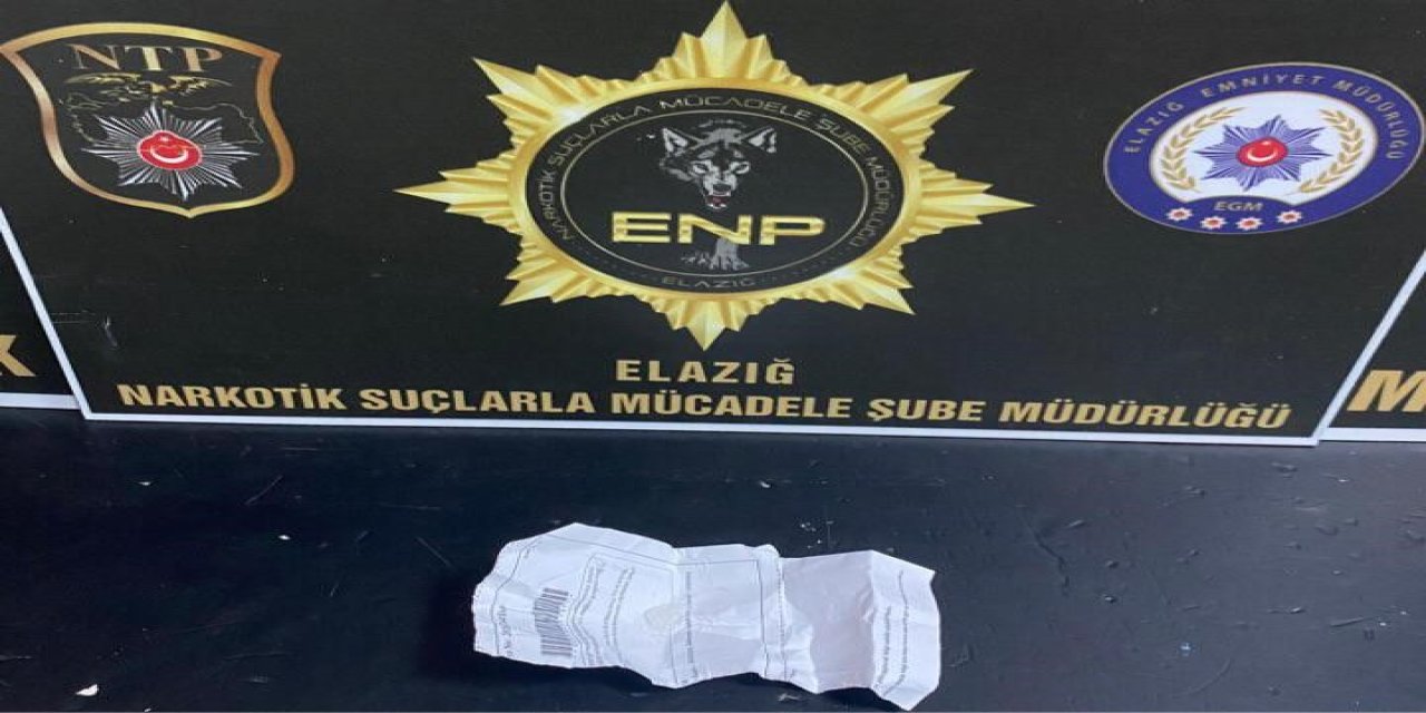 Elazığ’da Uyuşturucu Operasyonu