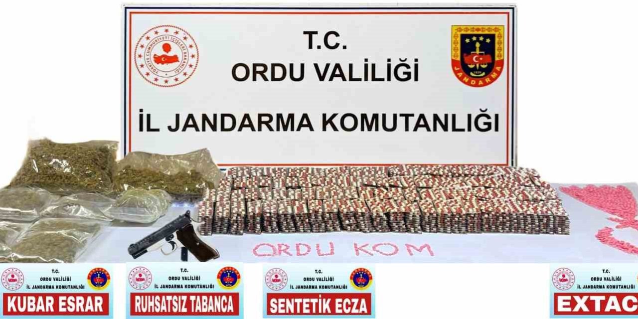 Ordu’da Jandarma Ekiplerin Uyuşturucu Operasyonu: 3 Tutuklama