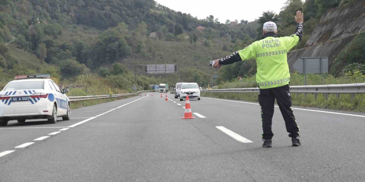 Ordu’da 2 Haftada 32 Binden Fazla Araç Denetlendi