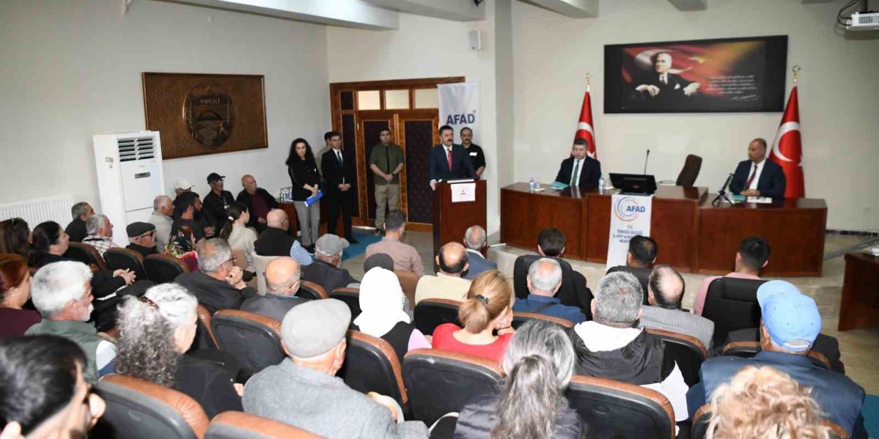 Mazgirt Afet Evleri Kura Çekimi Gerçekleştirildi