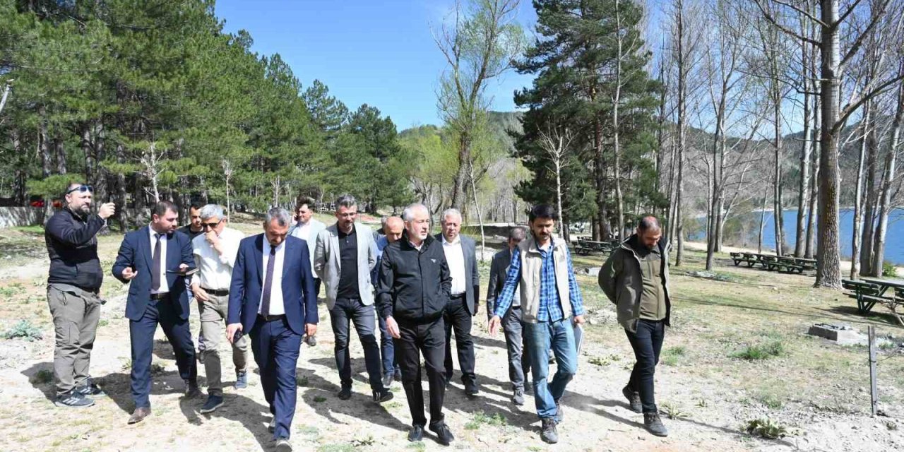 Gölcük Tabiat Parkı’nda Düzenleme Çalışması