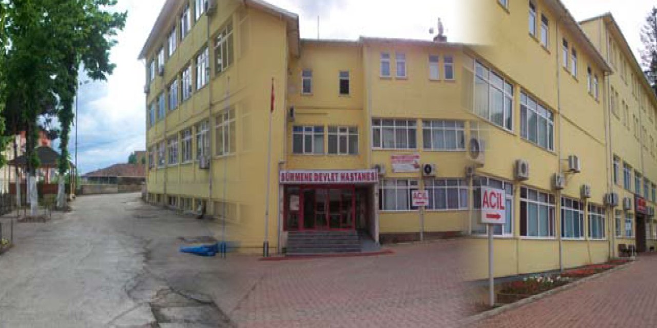 Sürmene'de inşaat işçisi bacağına saplanan demirle hastaneye kaldırıldı