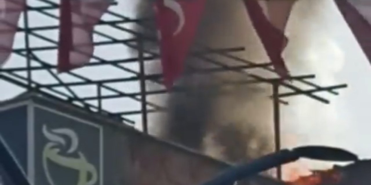 Van’da İş Merkezinde Korkutan Yangın