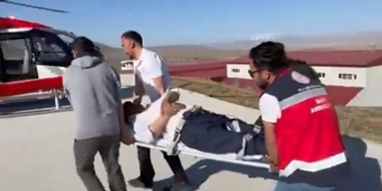 Van’da Ambulans Helikopter 64 Yaşındaki Hasta İçin Havalandı