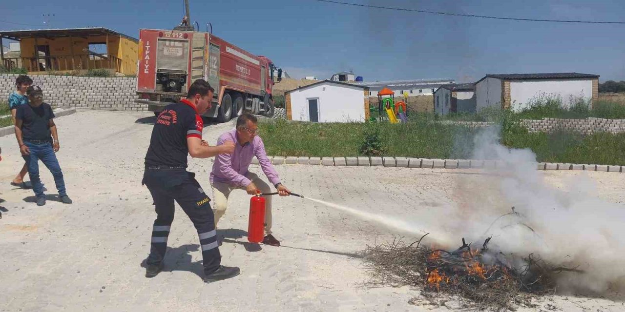 Antakya’da Yangın Eğitimi Gerçekleştirildi
