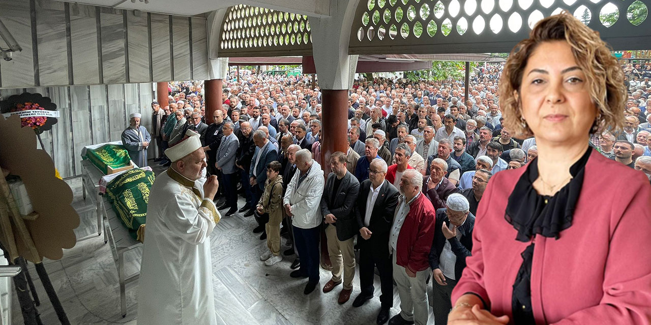 Rize'de 5. kattan düşerek hayatını kaybeden CHP Kadın Kolları Eski İl Başkanı Ardal son yolculuğuna uğurlandı