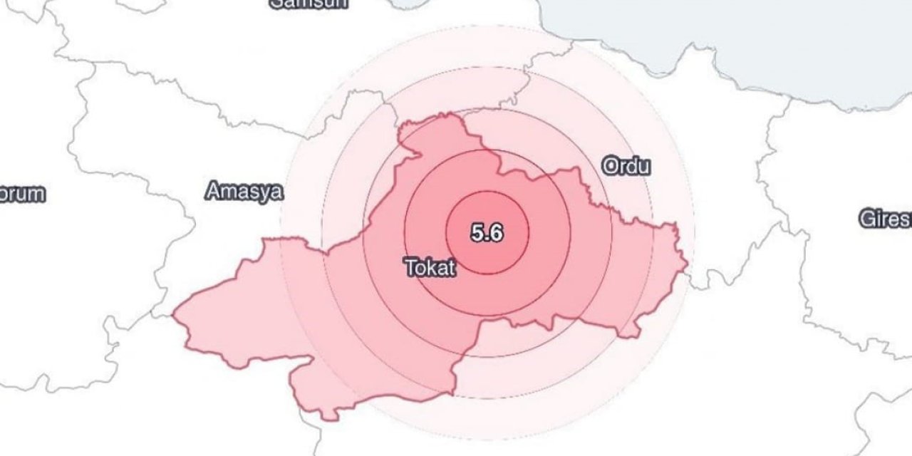 Tokat Sulusaray’daki 5,6 Büyüklüğündeki Deprem Amasya’da Da Hissedildi
