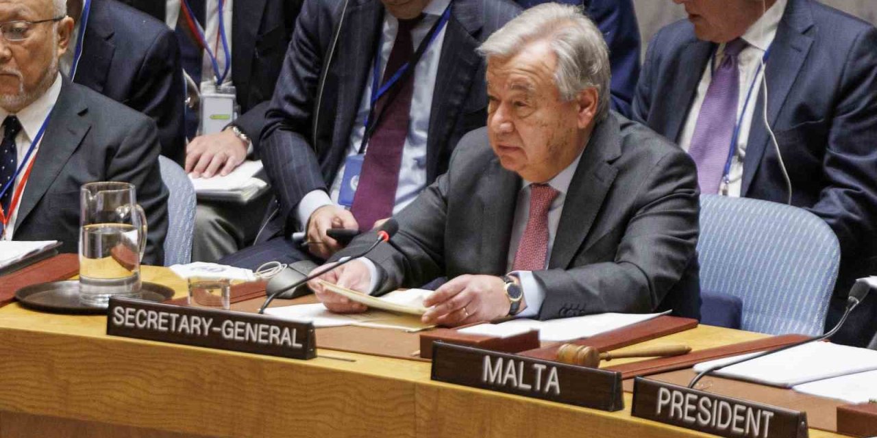 Guterres: "Orta Doğu Bir Uçurumun Kenarında"