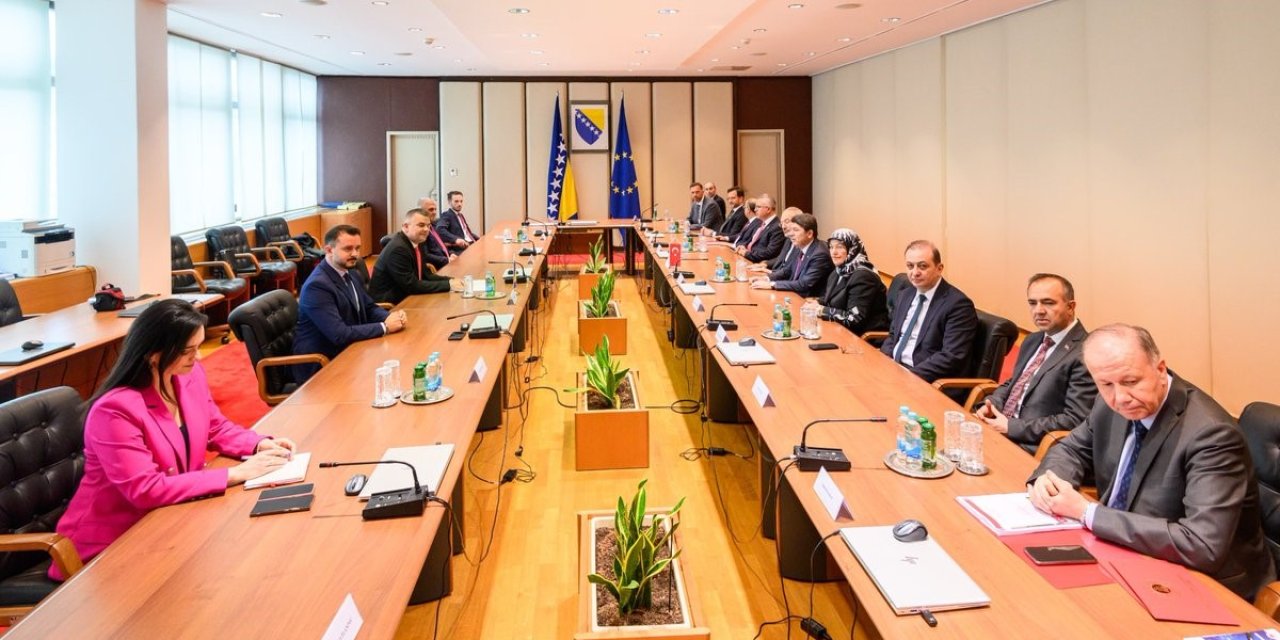 Adalet Bakanı Tunç, Bosna Hersek Adalet Bakanı Bunoza İle Bir Araya Geldi