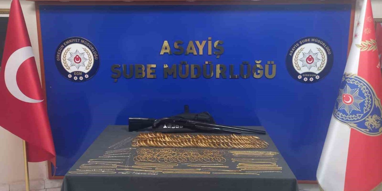 Kuyumcu Soygununda Çalınan 4.5 Kilo Altınla Olayda Kullanılan Pompalı Tüfek Ele Geçirildi